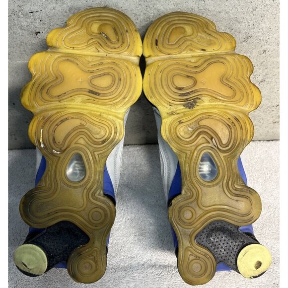 NIKE SHOX TL NOVA WHITE SAPPHIRE BLUE RUNNING SHOES CV3602-100 (WOMENS SIZE 10) - Picture 8 of 10